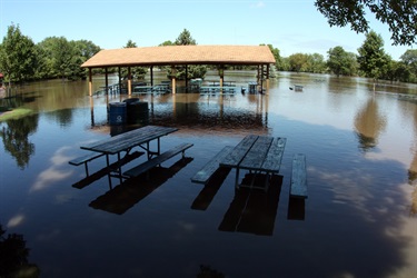 major flooding in tuthill park