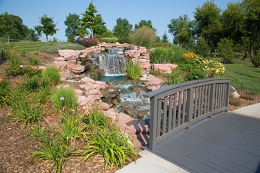 Mary Jo Wegner Arboretum Waterfall