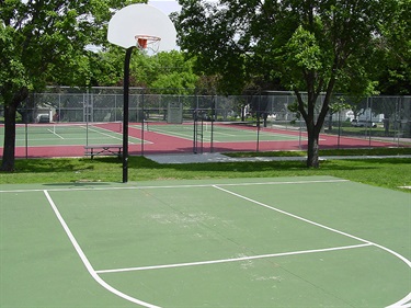 Menlo Park Basketball Court