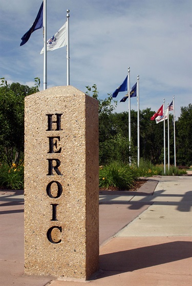Veterans' Memorial Park Heroic