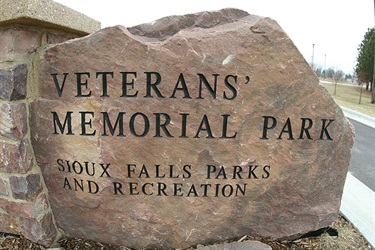 Veterans' Memorial Park Entrance