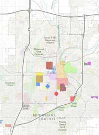 Neighborhood Associations Map image
