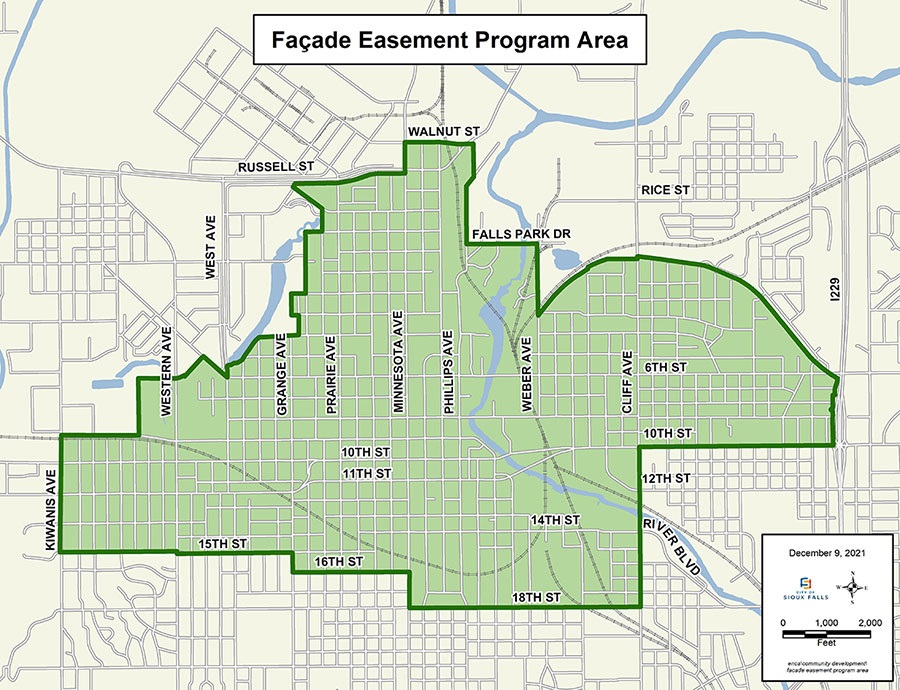 Facade Easement Program Area