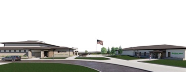 Elmwood Clubhouse and Buildings Rendering