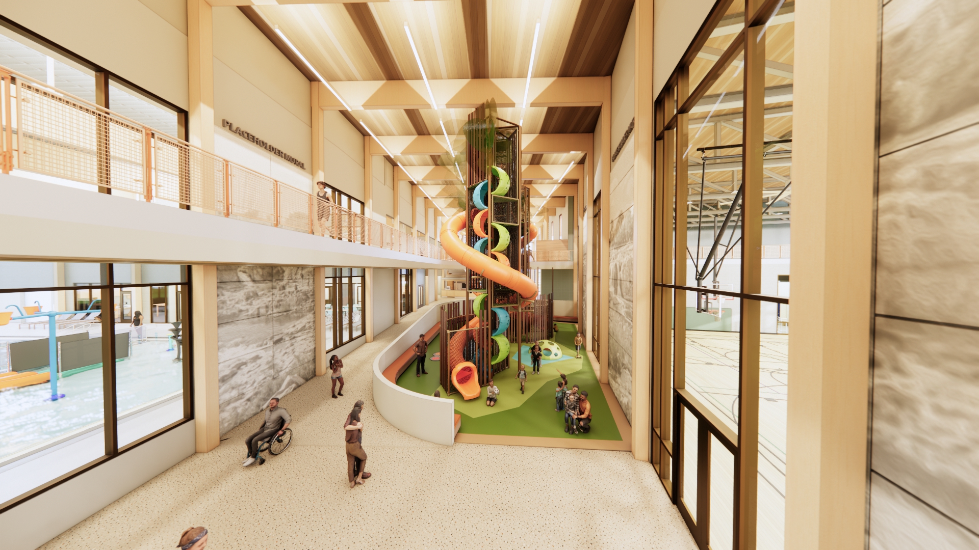 Concept of play area main structure