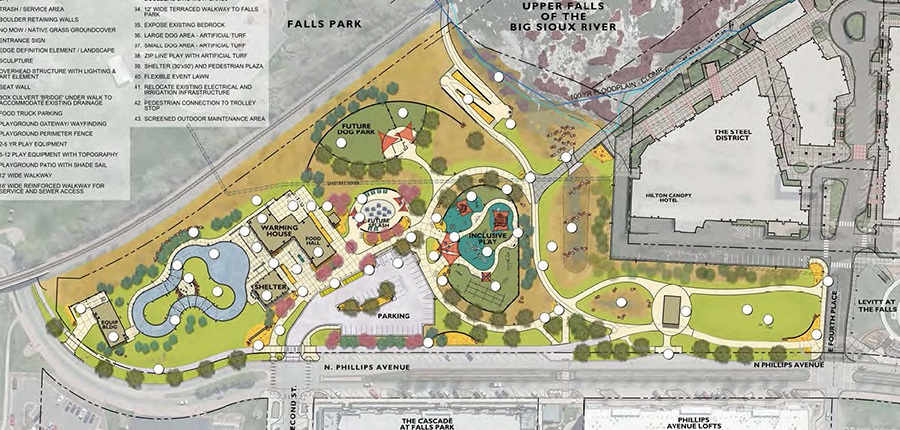Map rendering of Jacobson Plaza