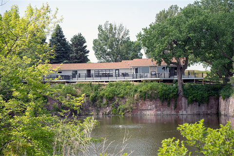 Arrowhead Park from quarry pond