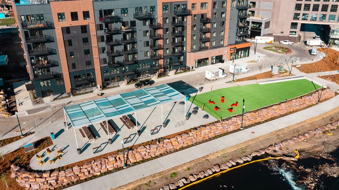 Aerial View of Lloyd Landing