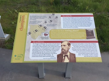 Southern Vistas Park Historical Sign 1