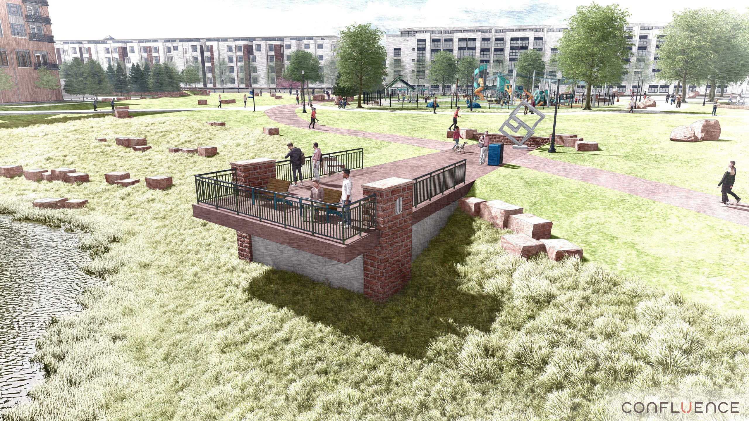Jacobson Park Phase 2 Overlook Rendering