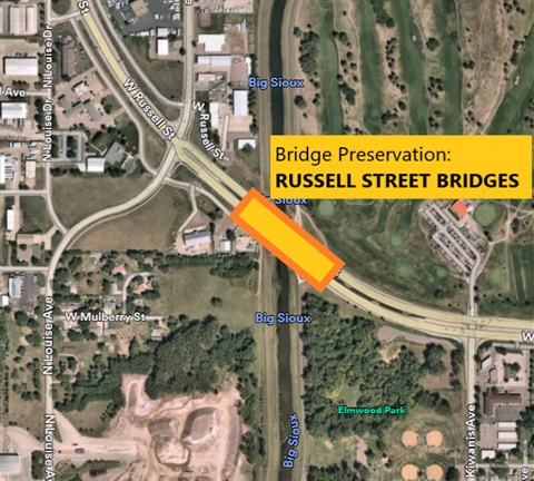 Russell Street Bridge Map