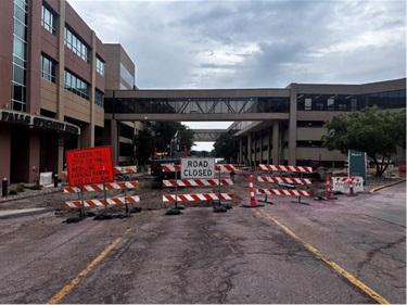 removing existing road surface