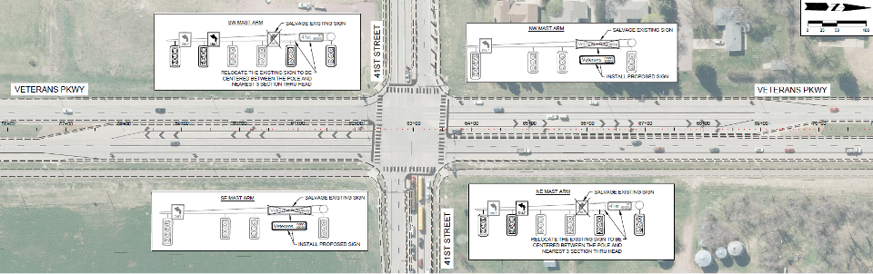 Arrowhead Parkway Signal Map