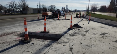 Image of full depth concrete repairs