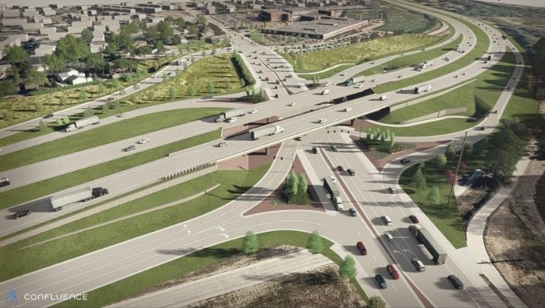 Cliff Ave I229 Aerial Diagram