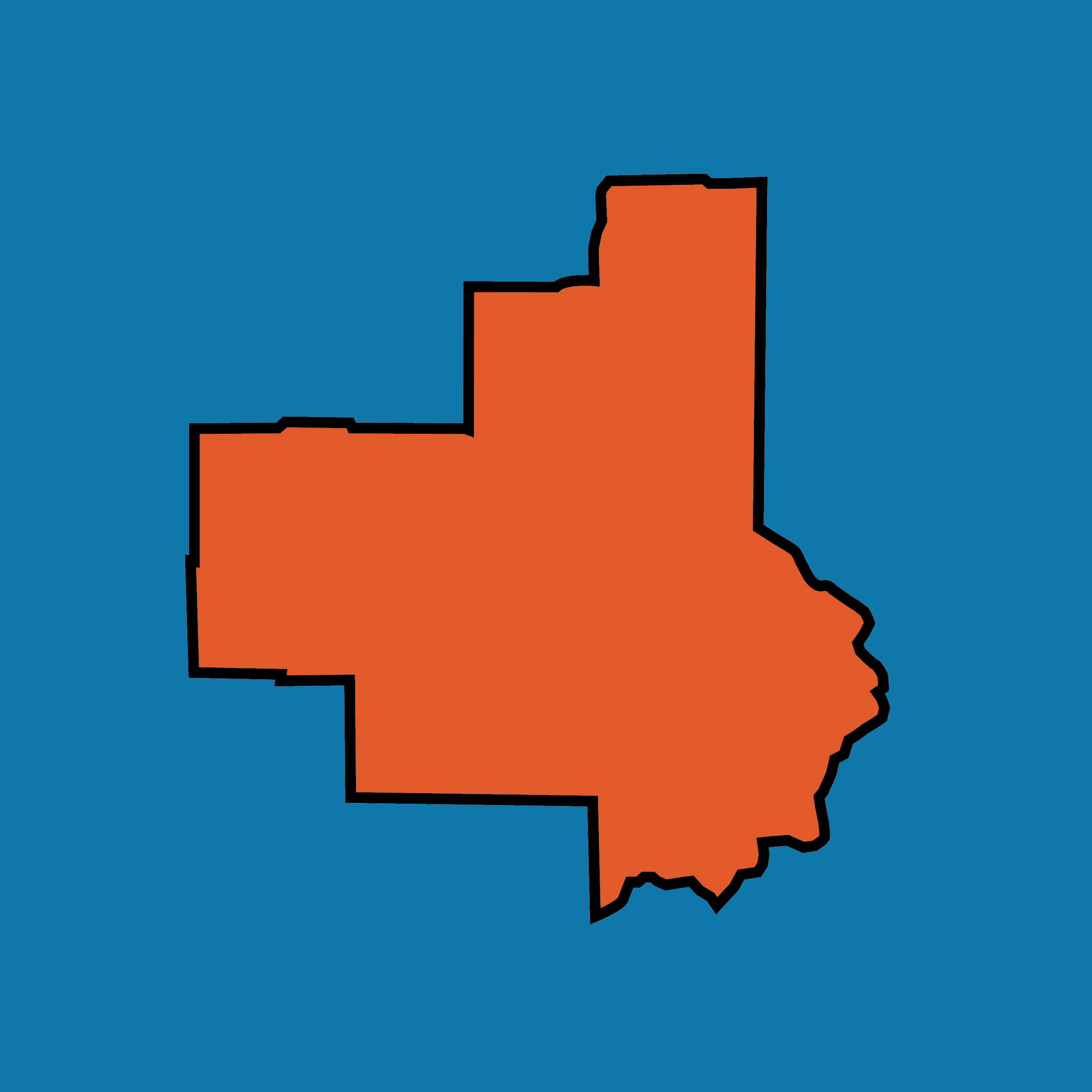 Council District Map Vector Central District