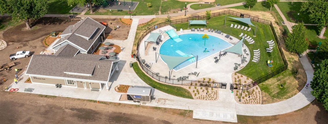 McKennan Wading Pool Overhead Banner Image