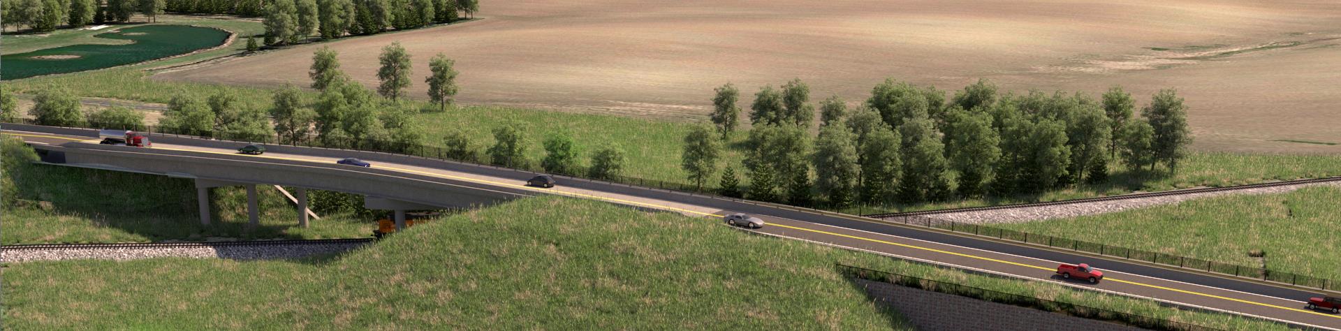 Rendering for the overpass project