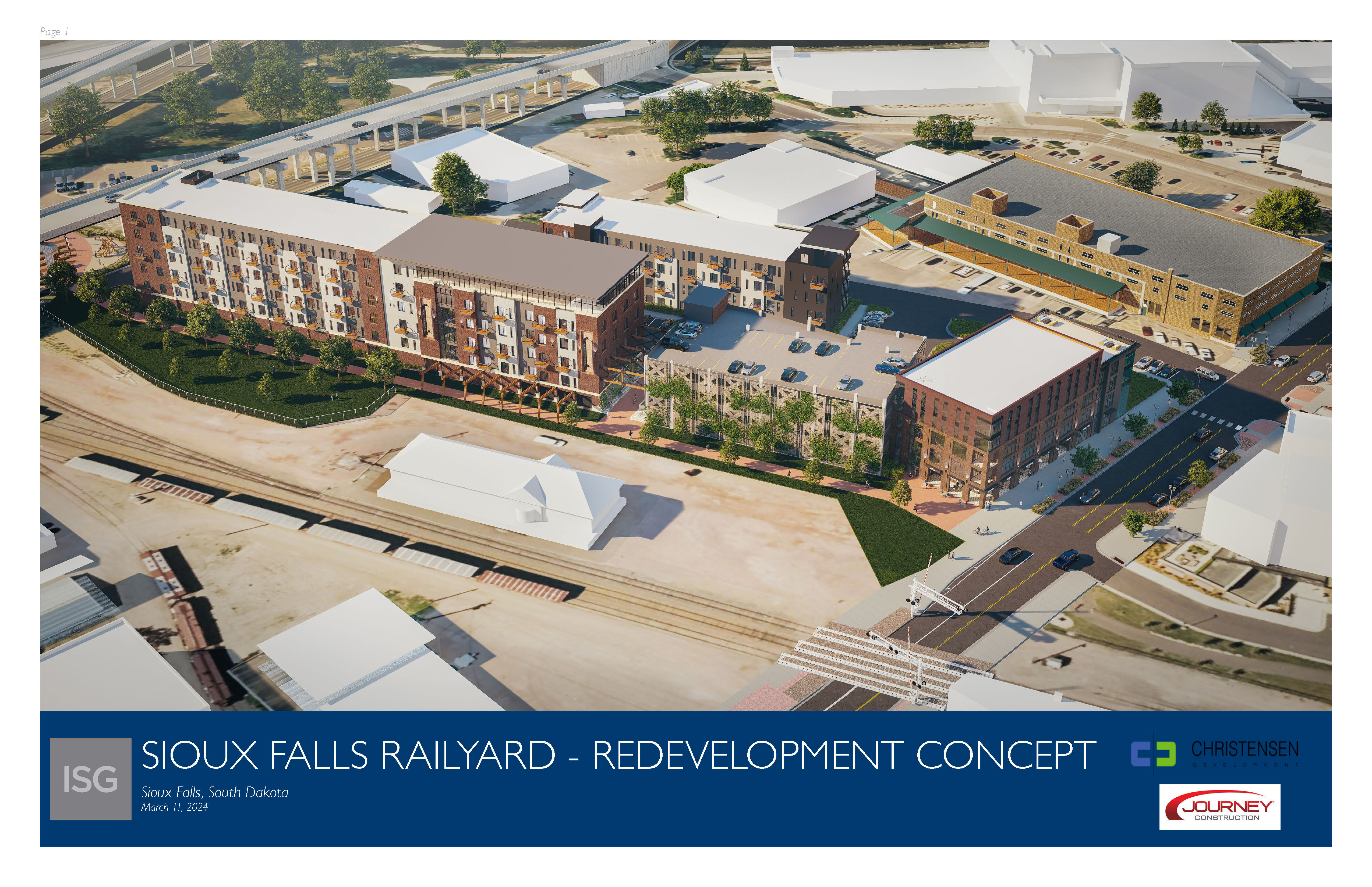 Architecture rendering showing new development near 8th Street and Weber Avenue