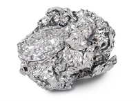 Ball of aluminum foil