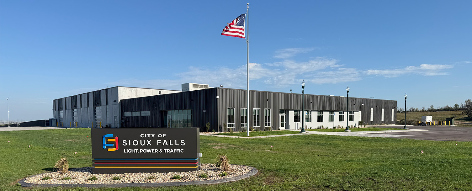 Graphic rendering of the new Light, Power and Traffic Building
