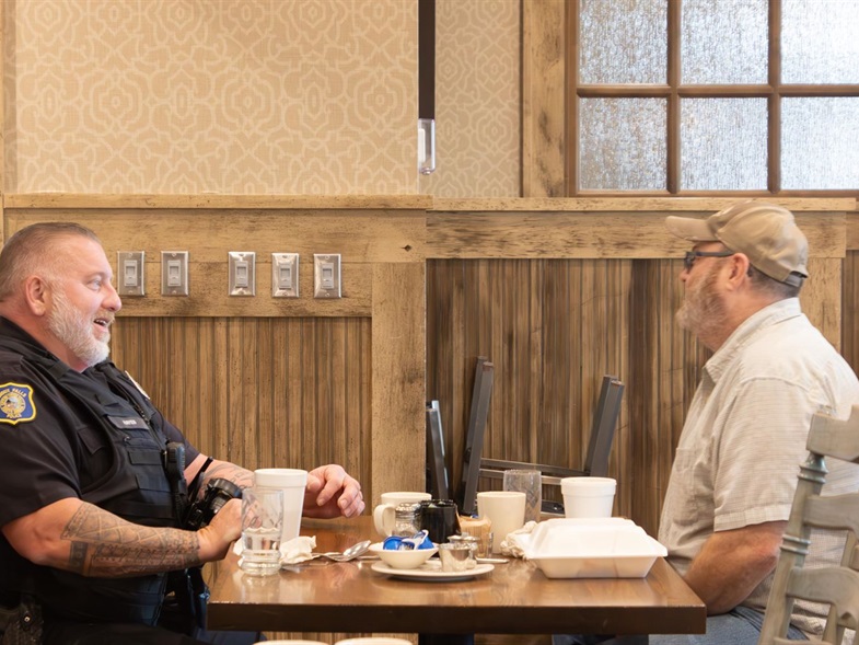 Coffee with a cop