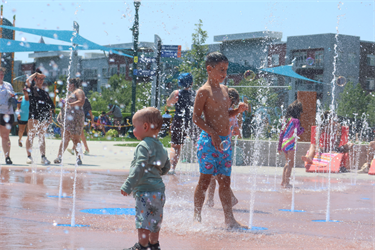 Splashing good time