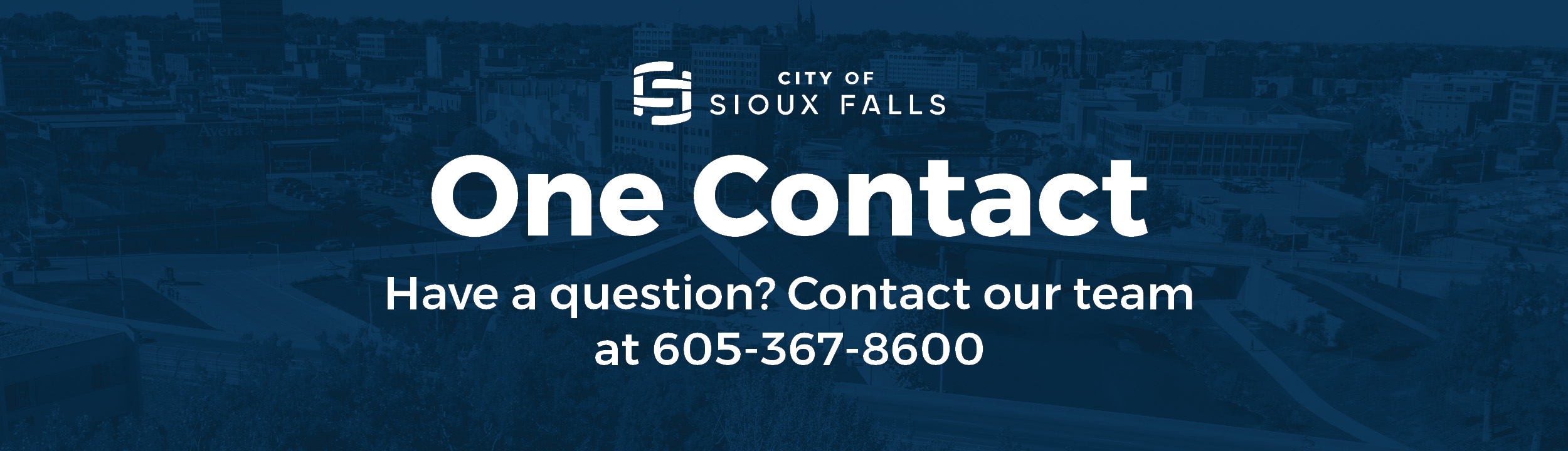 Banner graphic for the One Contact Team